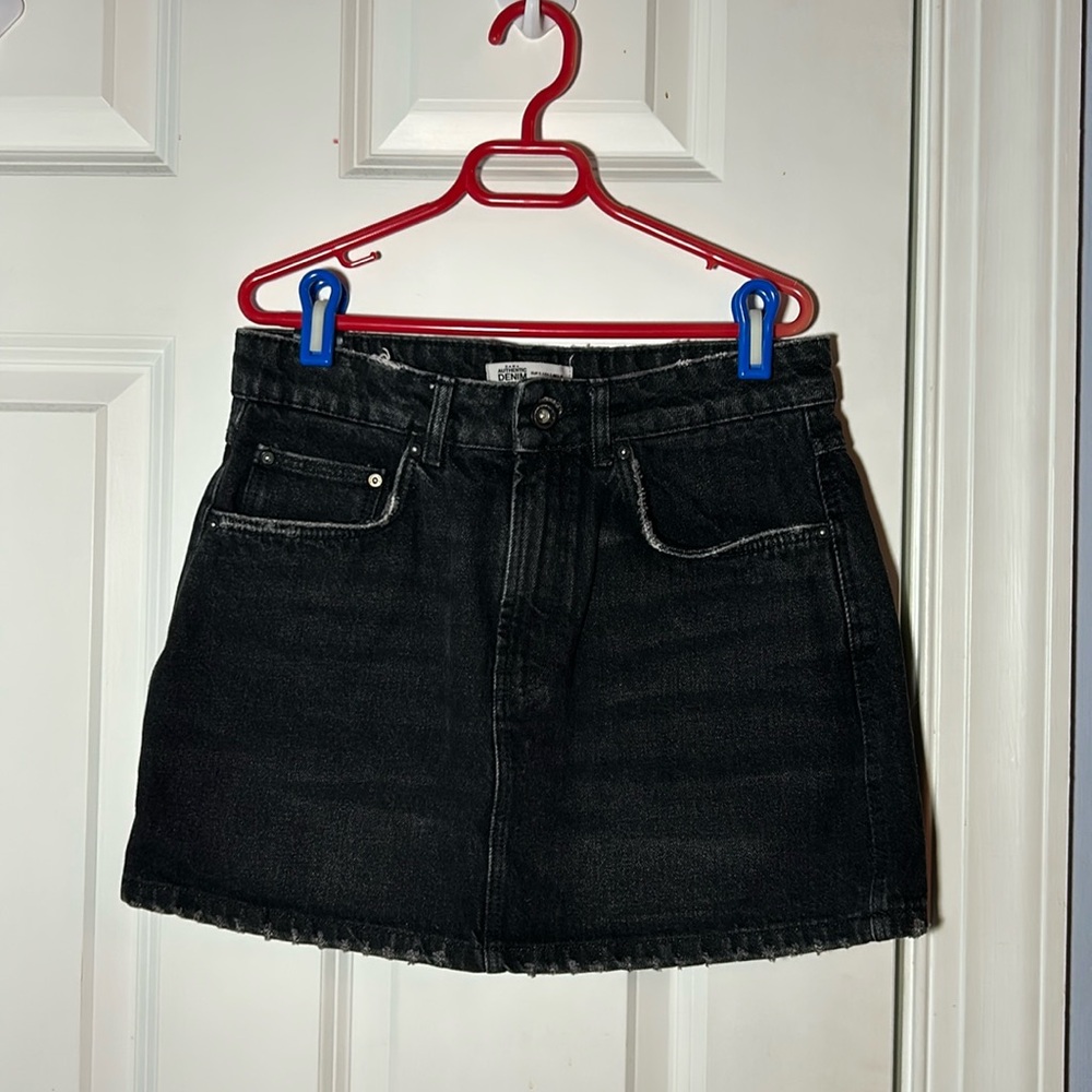 Zara Authentic Denim Mini Skirt